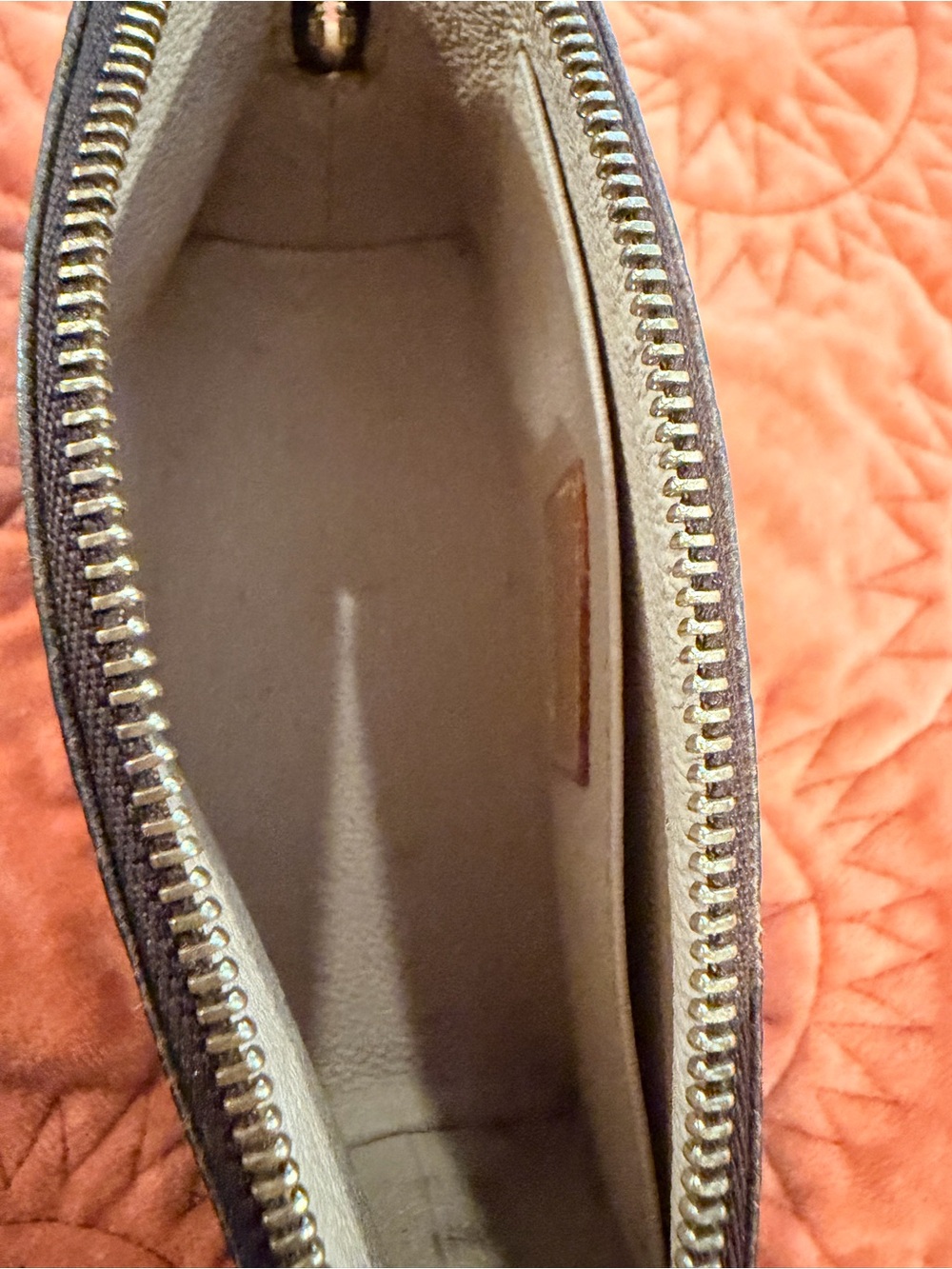 Louis Vuitton Monogram Canvas Cosmetic Pouch in Brown and Gold - Picture 9 of 11